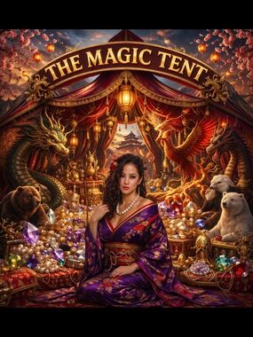 ITS MAGIC TENT TIME! COME WITH ME, & YOU'LL SEE..ITS A WORLD OF PURE IMAGINATION